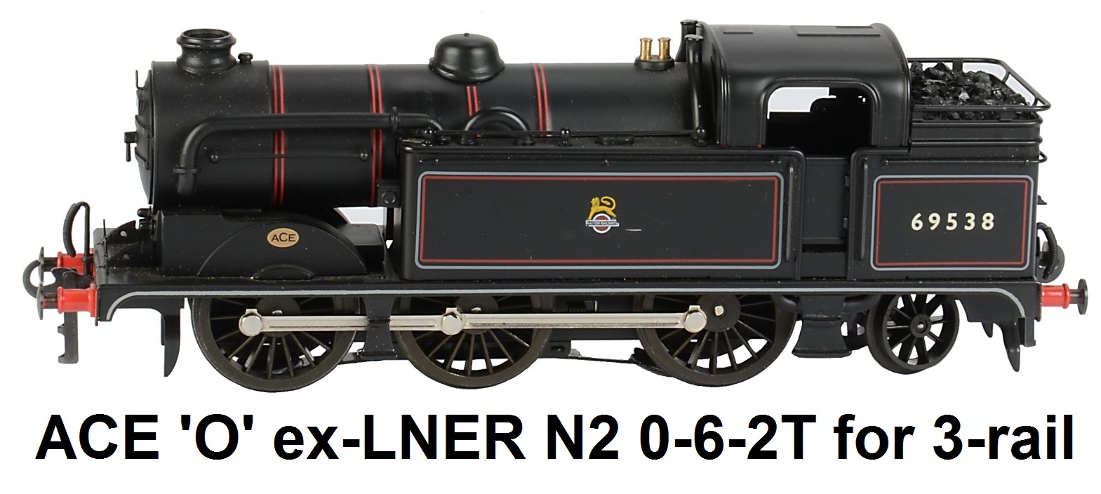 ACE Trains 'O' gauge 3-rail ex-LNER N2 0-6-2T Locomotive,