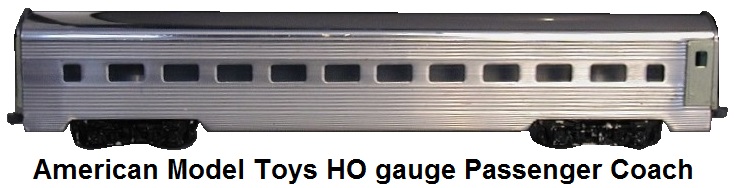 AMT American Model Toys undecorated HO gauge #H-002 Pullman passenger car