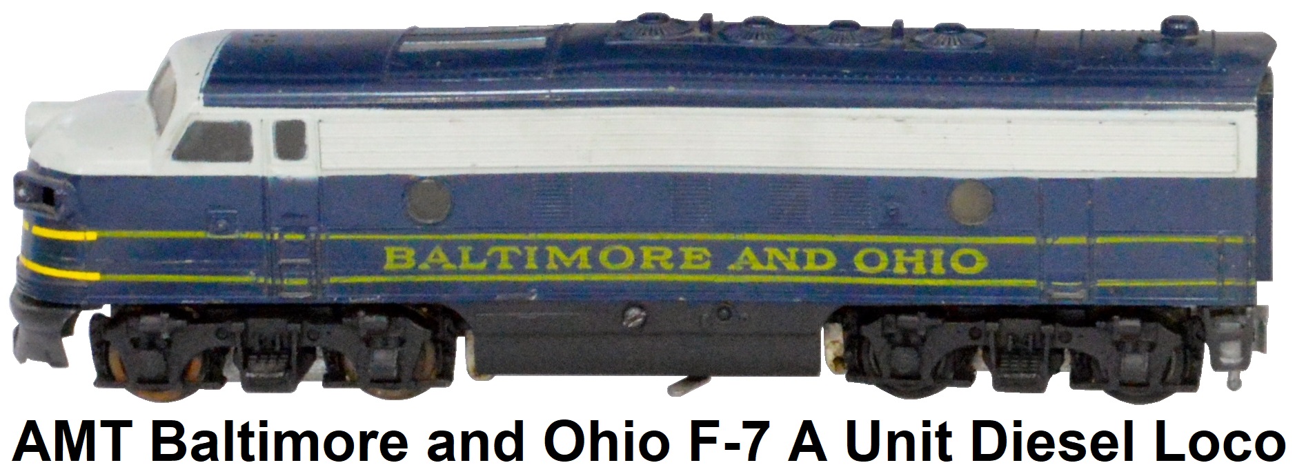 AMT American Model Toys 'O' gauge Baltimore & ohio F-7 A Unit Diesel Locomotive