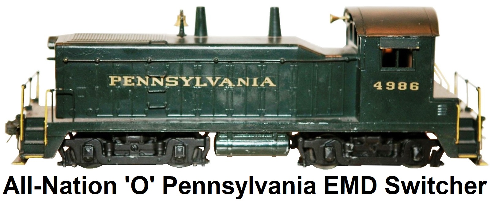 All-Nation 'O' scale EMD NW2 Pennsylvania RR 1,000 HP Kit-built Diesel Yard Switcher