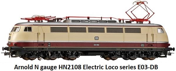 Arnold HN2018 Electric locomotive series E 03 - DB in N gauge