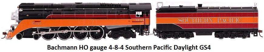 Bachmann HO gauge DCC equipped 4-8-4 Southern Pacific Railfan GS4 Daylight 50202 Steam loco & tender