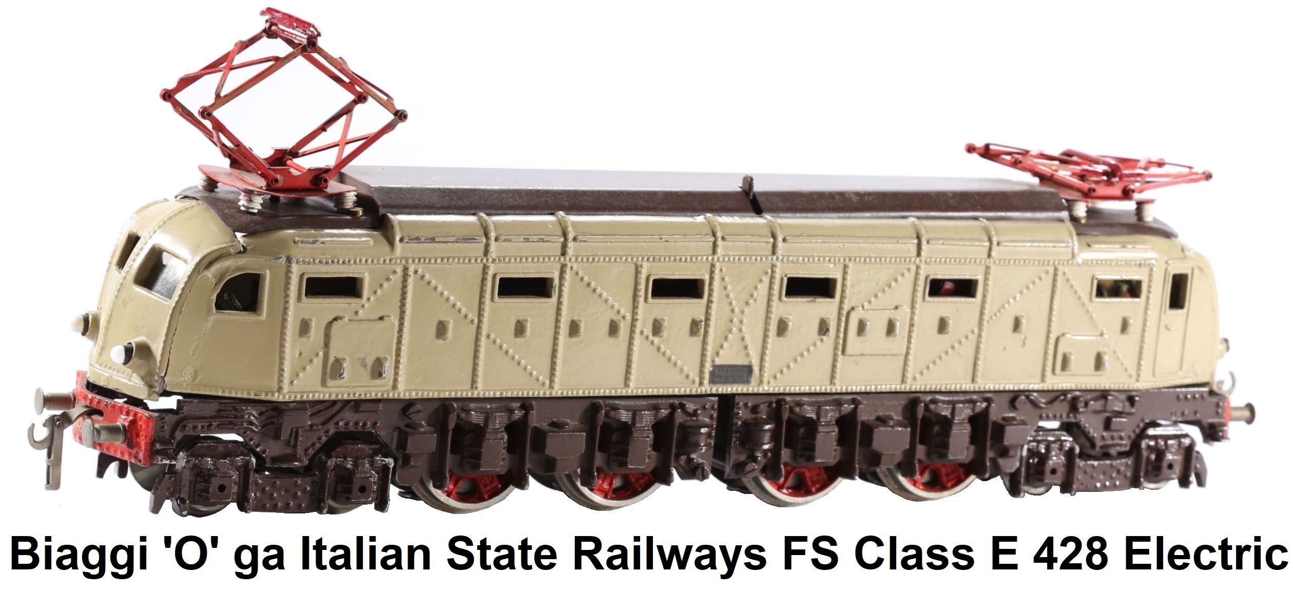 Biaggi 'O' scale loco elettrica FS E428 Ansaldo