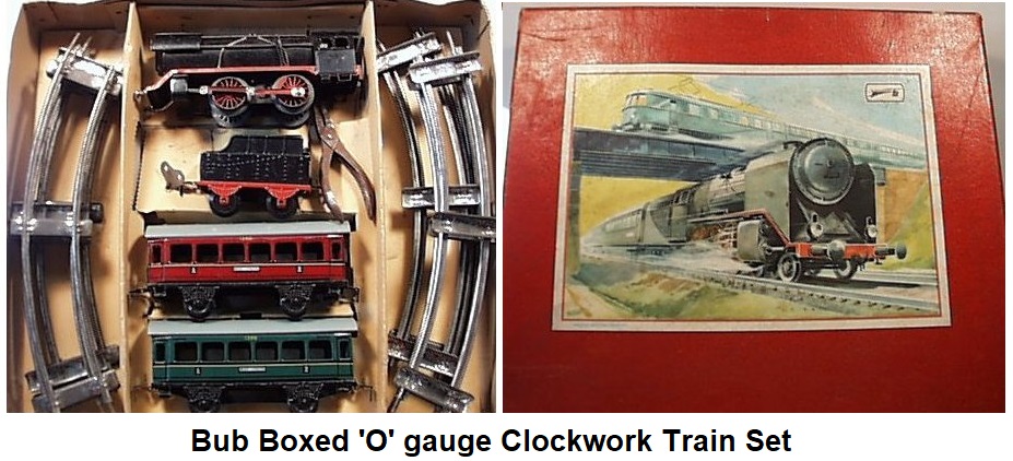 Boxed Bub Train Set from the 1930's
