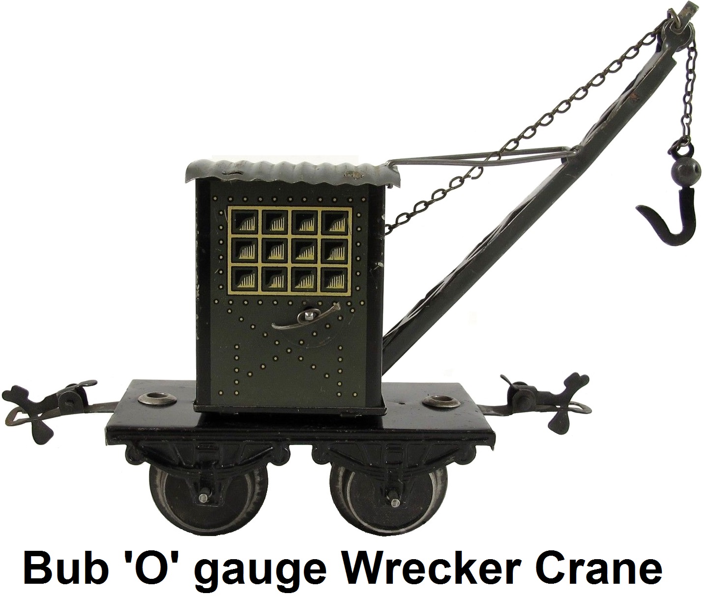 Bub 'O' gauge wrecker crane