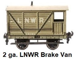 Carette 2 gauge for Bassett-Lowke LNWR Brake Van