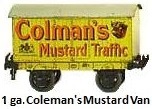 Carette Colemans Mustard Van in 1 gauge