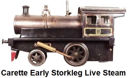 Carette early Storkleg live steam Locomotive