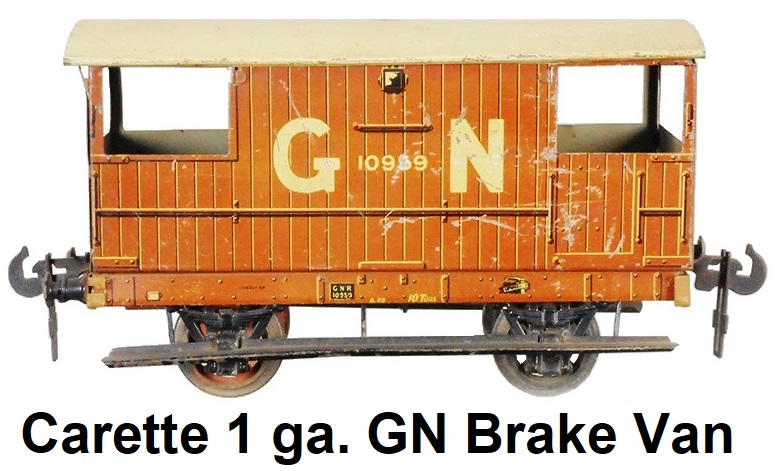 Carette 1 gauge Great Northern Brake Van