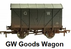 Dapol 'OO' gauge GW goods wagon
