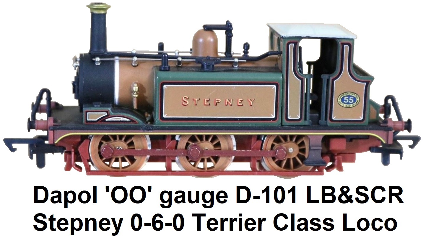 Dapol 'OO' gauge D-101 LB&SCR Stepney 0-6-0 Terrier Class 55 Tank Locomotive