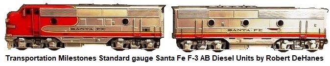 Transportation Milestones DeHanes Santa Fe AB diesel set