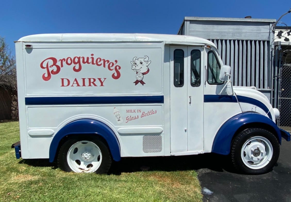 original Broguiere's Dairy DIVCO milk van