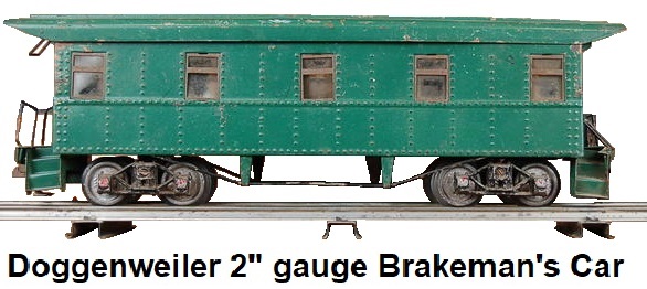 Doggenweiler 2″ gauge brakeman's car