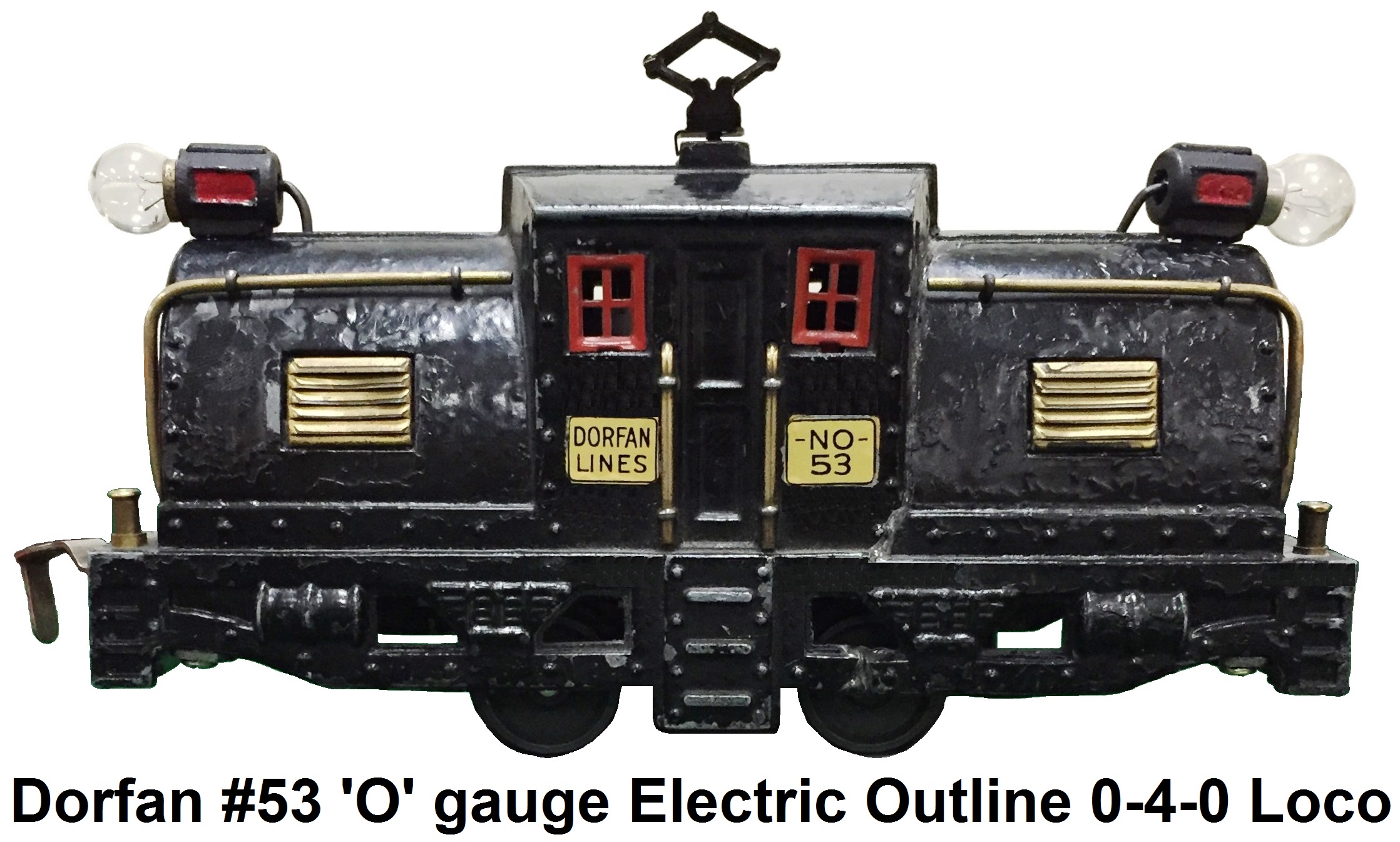 Dorfan 'O' gauge #53 0-4-0 electic outline loco