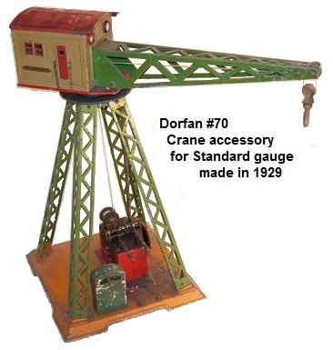 Dorfan #70 electric crane sold for $19.50