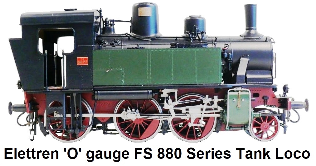 Elettren 'O' gauge FS 880 series Tank Locomotive #157