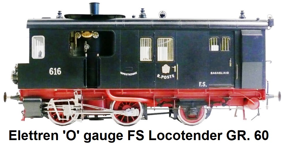 Elettren 'O' gauge FS Locotender GR. 60
