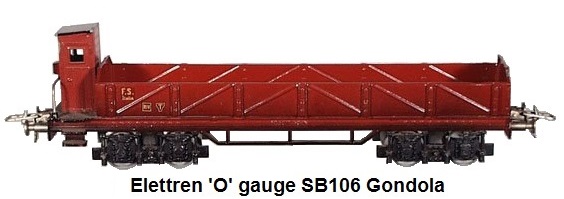 Elettren 'O' gauge SB106 Gondola