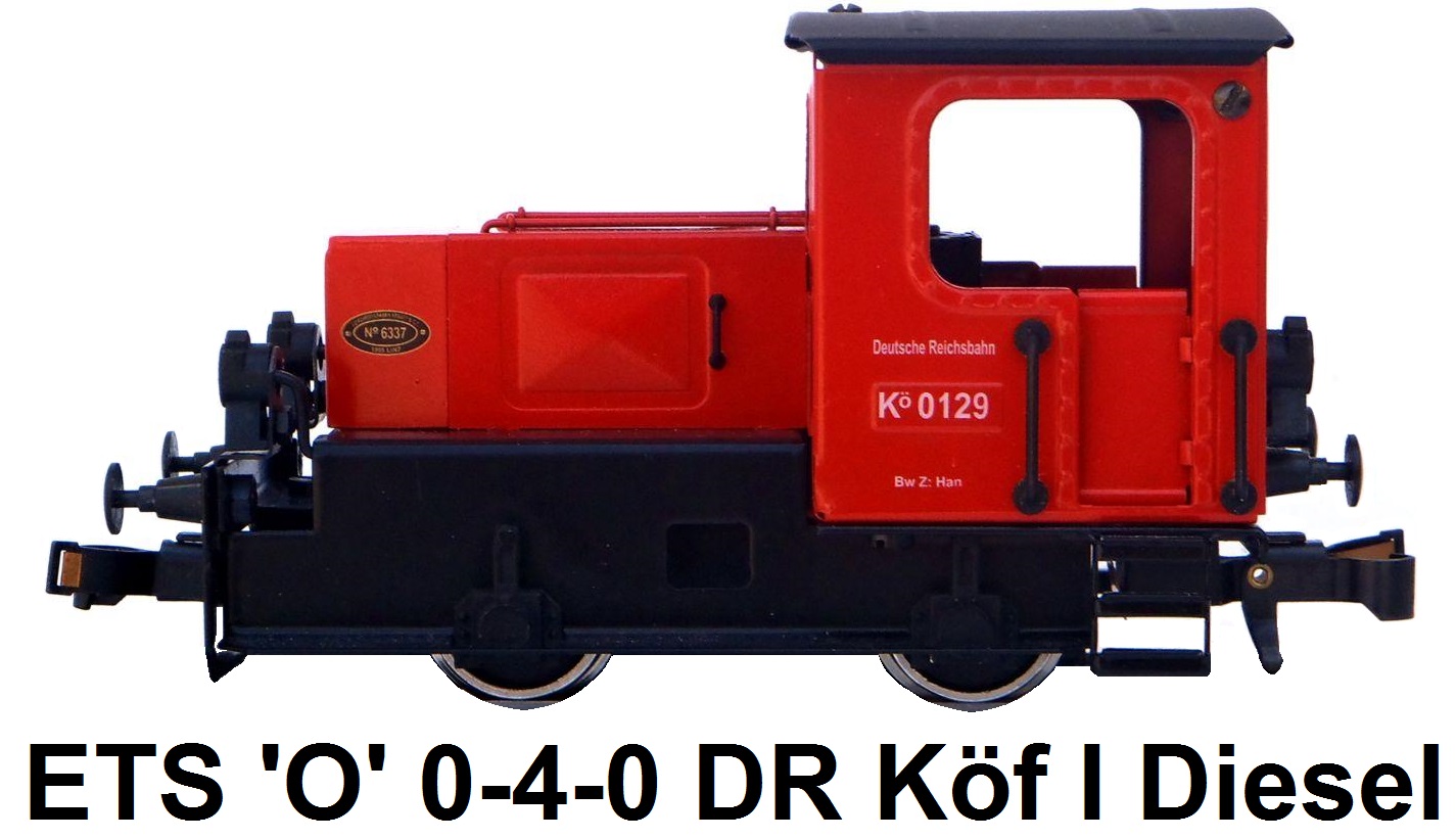 ETS 'O' gauge Diesel Switcher DR Series Köf 1