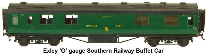 Exley Southern Railway 'O' gauge Buffet Car