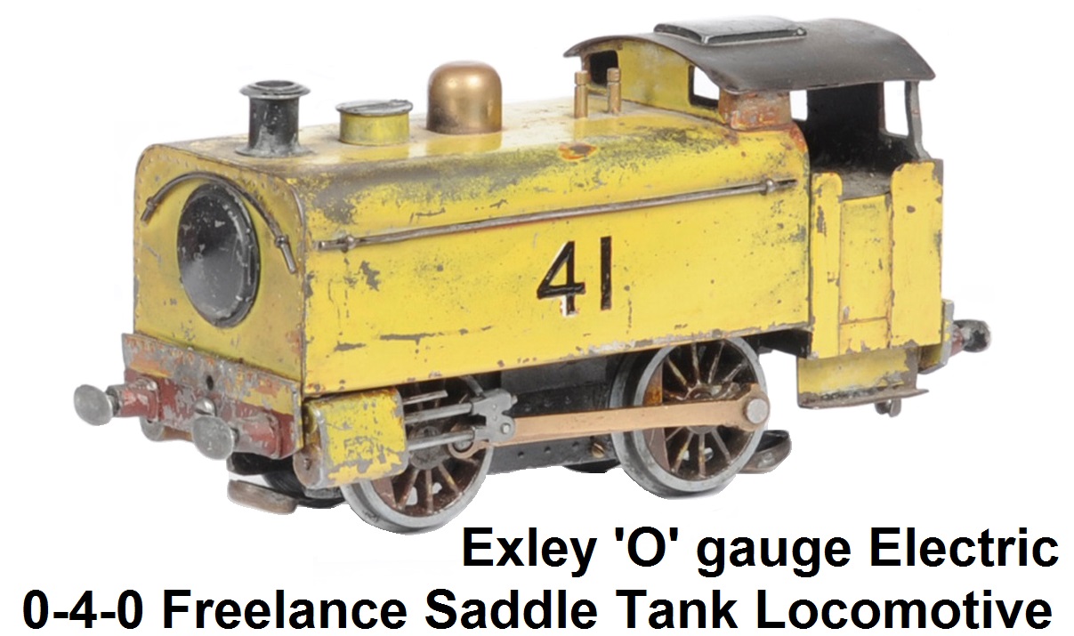 Exley 'O' Gauge Electric 0-4-0 Freelance Tank Locomotive #41