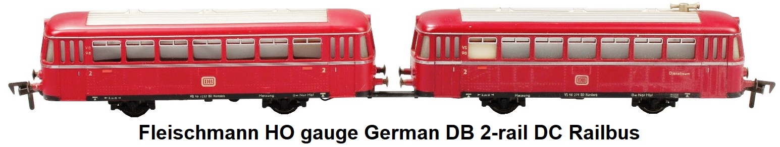 Fleischmann HO gauge Antriebsloser Railbus Electric Railcars