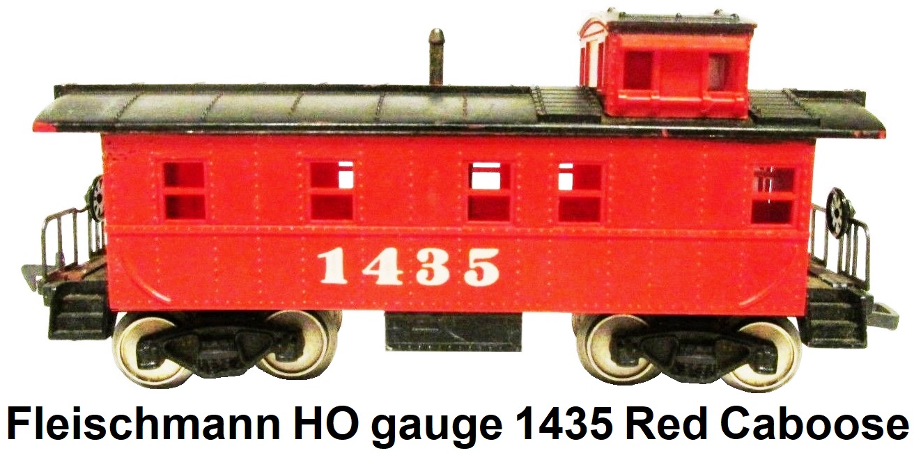 Fleischmann HO gauge 1435 Red Caboose