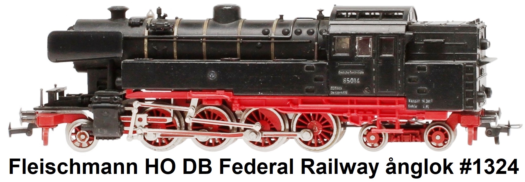 Fleischmann HO Deustche Bundesbahn ånglok #1324 2-8-4 Tank engine