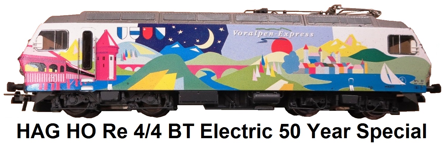 HAG HO gauge #099 Re 4/4 BT Electric Locomotive 50 Year Special