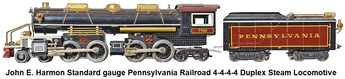 John Harmon Standard Gauge Pennsylvania 4-4-4-4 Duplex Steam Locomotive