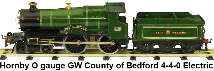Hornby County of Bedford electric in 'O' gauge