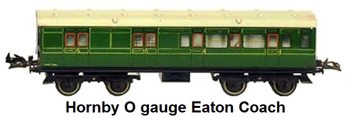 Hornby Eaton Coach in 'O' gauge