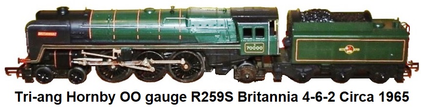 Tri-ang/Hornby 'OO' gauge 4-6-2 Britannia with R35 Tender Circa 1965