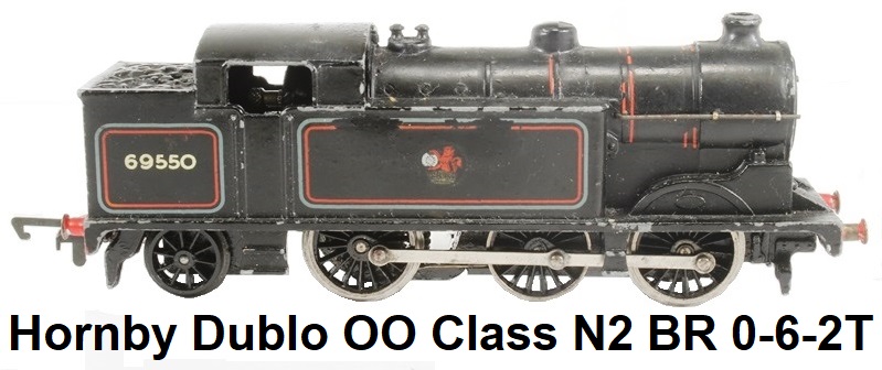 Hornby Dublo OO 2217-SD Class N2 0-6-2 #69550 in BR Black