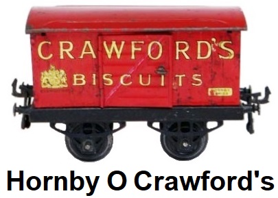 Hornby 'O' gauge WA1383 Early Crawford's Private Owner Van