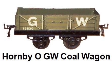 Hornby 'O' gauge RS 692 GW Coal Wagon