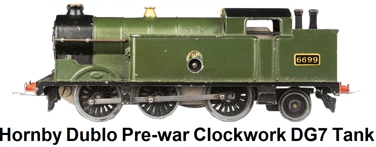 Hornby Dublo Pre-war Clockwork DG7 Tank loco