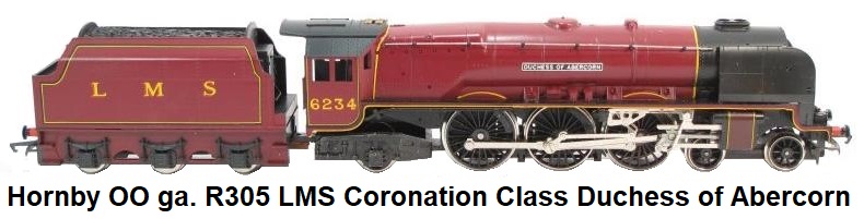 Hornby OO gauge R305 LMS Coronation Class Duchess of Abercorn