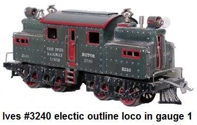 Ives #3240 electric in gauge 1 Circa 1916-1920