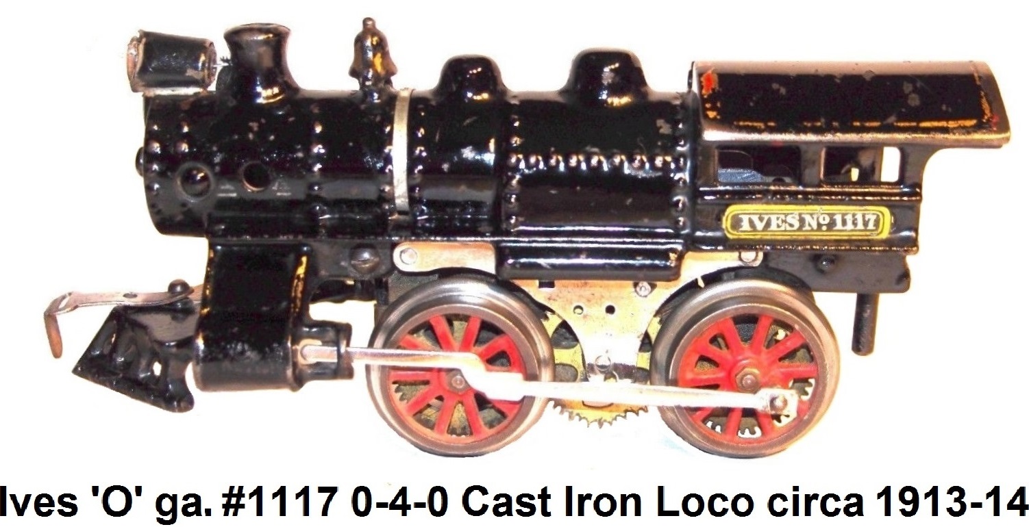 Ives #1117 Steam loco in Cast Iron Circa 1913-14