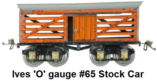 Ives 'O' gauge #65 stock car