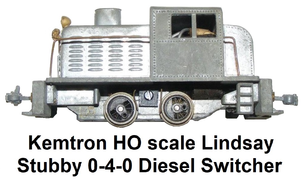 Kemtron HO scale Lindsay Stubby 0-4-0 Diesel Yard Switcher