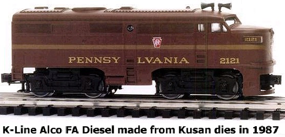 K-Line Alco FA Diesel made from Kusan dies in 1987