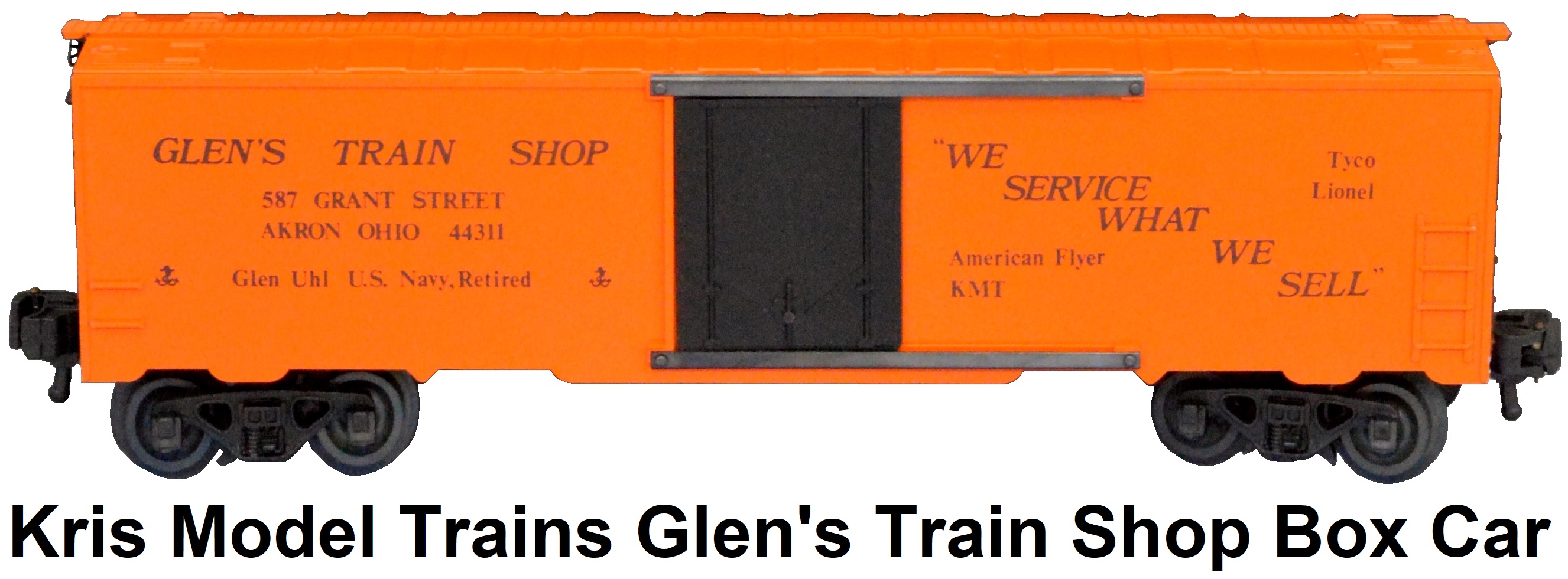 Kris Model Trains Glen's Train Shop box car