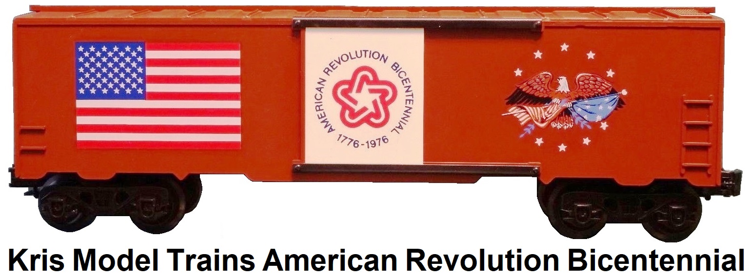 Kris Model Trains American Revolution Bicentennial box car