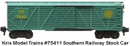 Kris Model Trains #75411 Southern Railway stock car