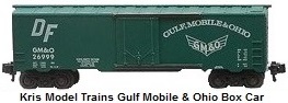 Kris Model Trains #26999 Gulf Mobile & Ohio DF box car