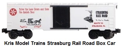 Kris Model Trains Strasburg RR box car
