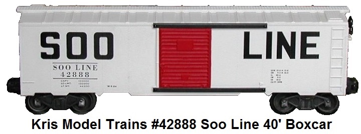 Kris Model Trains Soo Line #42888 box car